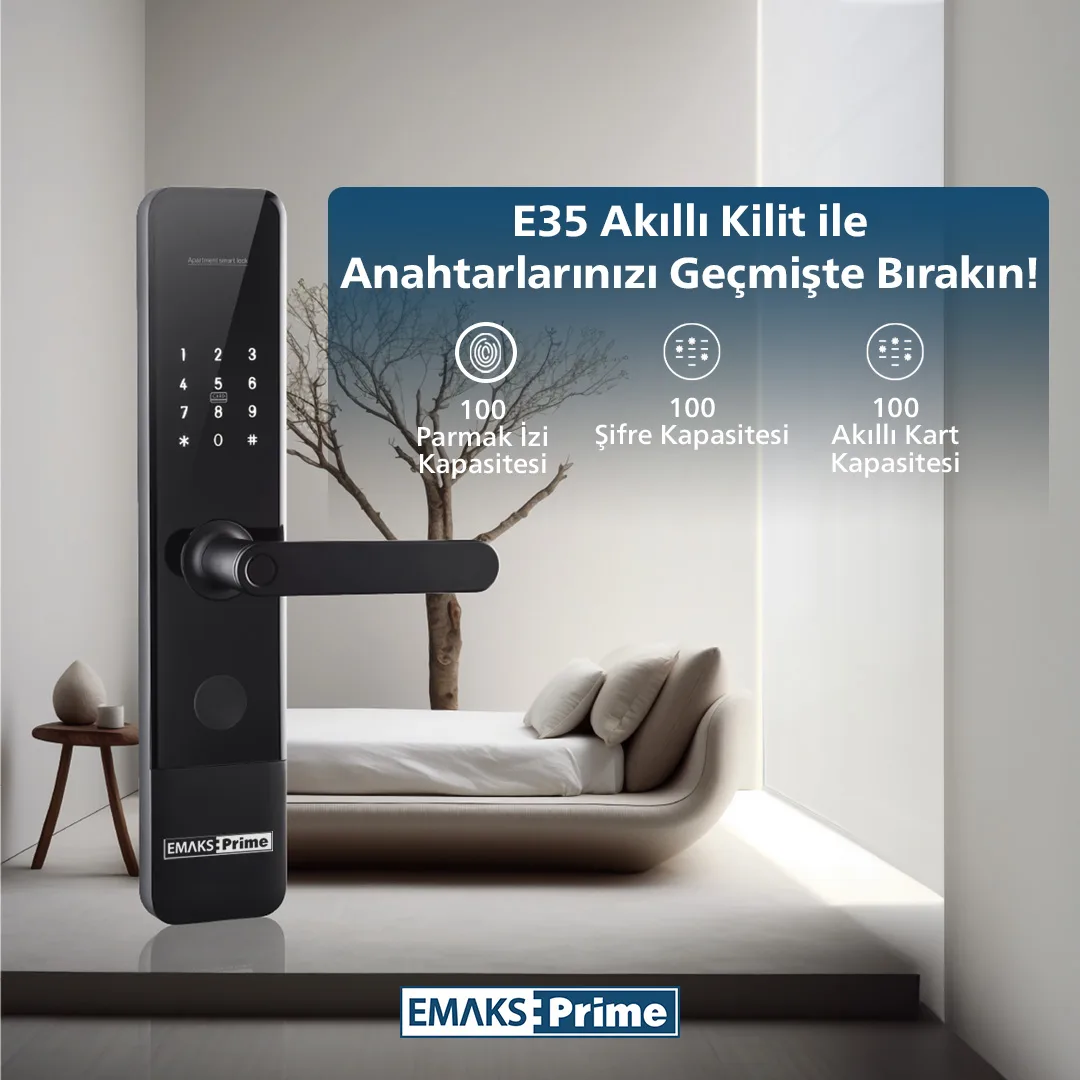 EmaksPrime E35 Akıllı Kilit - Görsel 3